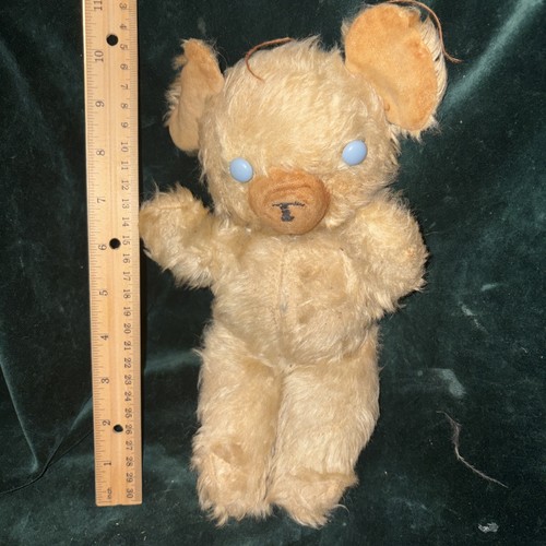 Vintage tan stuffed - 10”,
