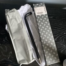 Bathstore Round Fixed Wall Arm 380mm,Black