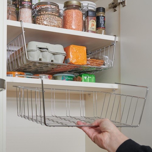 2pcs large under shelf storage - 2pcs,