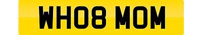 Private number plate - plate, wh08