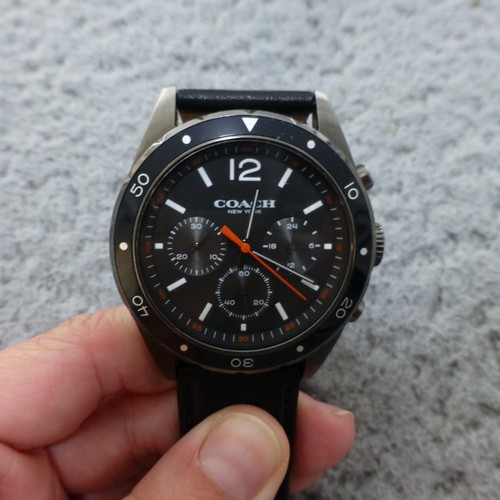 Coach mens chronograph watch - chronograph,
