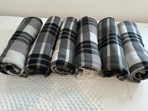 Tartan throw checked - checked, large