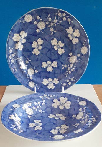 Antique spode cracked ice - antique, `cracked