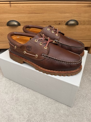 Timberland brown leather - brown, boat