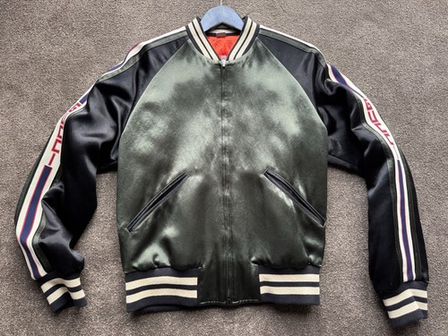 Gucci reversible satin varsity - reversible,