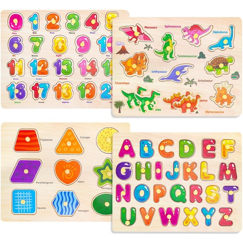 Montessori wooden peg - wooden,