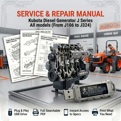 Kubota diesel generator - diesel, j