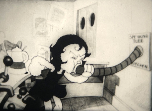 16mm iwerks cartoon - b/w, ub