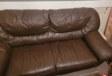 Lovely Brown Leather Comfy Two