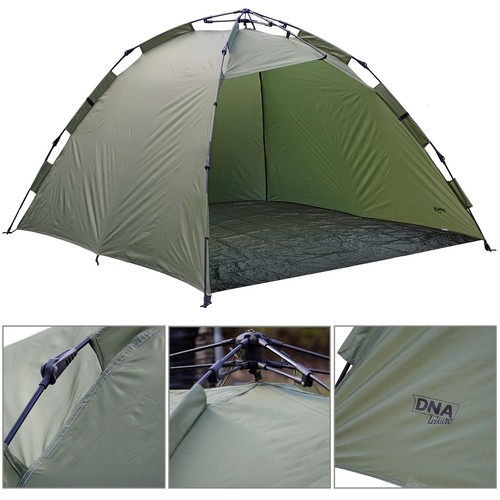 Pop fishing shelter tent - up,