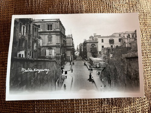 Vintage rppc malta kingsway - vintage,