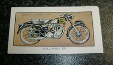 Kings Laundries - Modern Motor Cycles No19 - AJS Model 18S