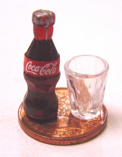 Dolls house small coke - house,