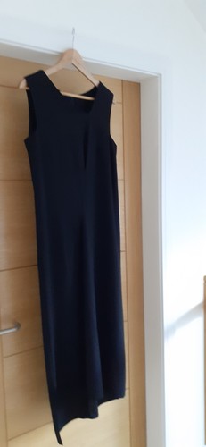 Classic black designer dress - black,