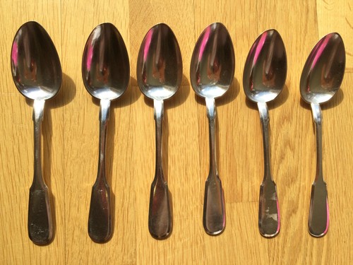 Six large spoons fraget - spoons, bm