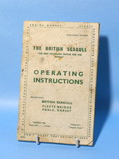 British Seagull Co. Operating Instructions 20th Ed. Booklet OUTBOARD MOTORS #SC