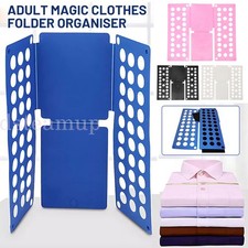 Clothes Folder Fast Laundry Organizer T-Shirt Large Magic Adult Folding Board UK