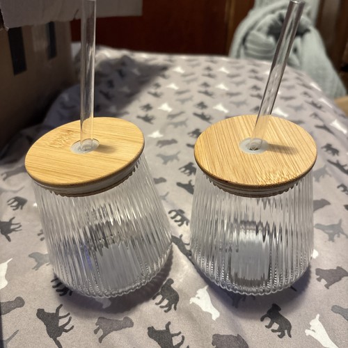 Clear ribbed drink - ribbed, wine