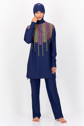 Arena womens navy piece long - navy,