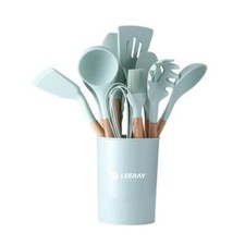 12-Pcs Kitchen Utensil Set Heat Resistant Silicone Kitchen Cookware Gadget Tools
