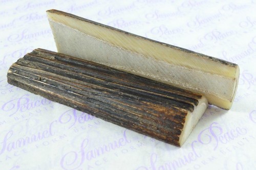 Pair stag horn knife - pair,