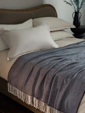 NEXT Black White Herringbone