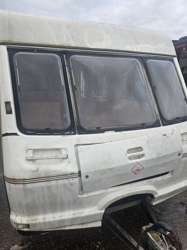 Caravan front nearside window - nearside,
