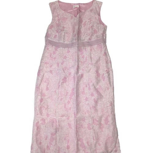 Libra pink dress - floral, size