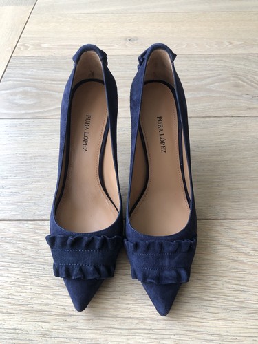 Pura lopez real suede shoes - real,