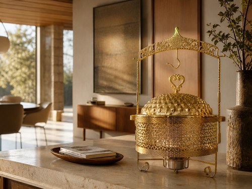 Luxury gold chafing dish - gold,