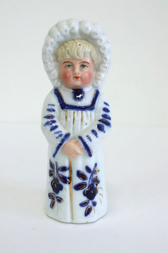 Antique toby woman pepper pot - antique,