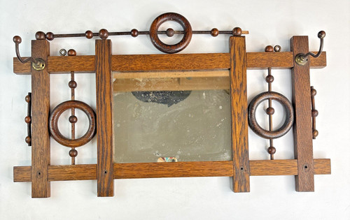 Victorian stick and ball oak - victorian,