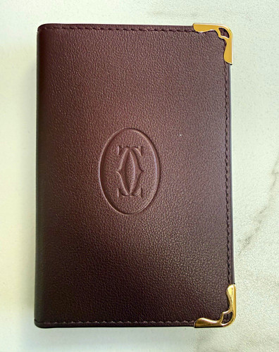 Cartier burgundy calfskin - cartier,