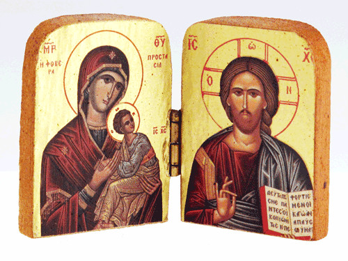Orthodox icon diptych - orthodox, diptych,