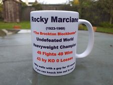 Rocky Marciano Tribute Boxing 11oz our design (new) Birthday / Christmas Gift 