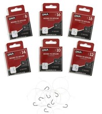 Wholesale Job Lot DNA Carp Fishing Hook to Nylon 60 Packs Sizes 8 10 12 14 16 18