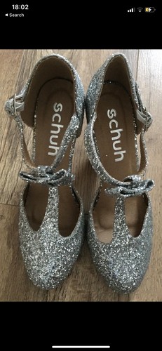 Silver glitter shoes very - silver,