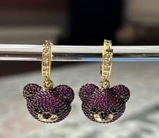 PAVE CUBIC ZIRCONIA MAGENTA