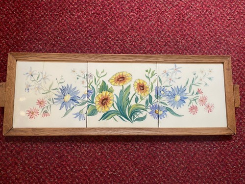Vintage tiled tray wall - or, art
