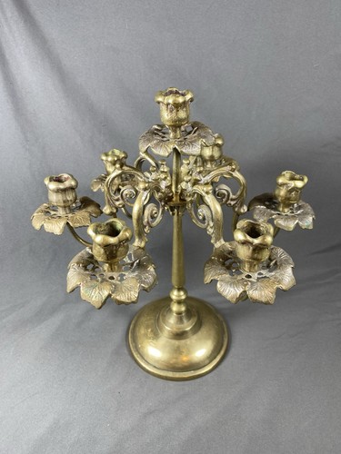 Vintage brass flower - vintage,