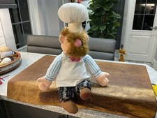 Rare Disney Store The Muppets 18” Swedish Chef Soft Toy Plush VGC