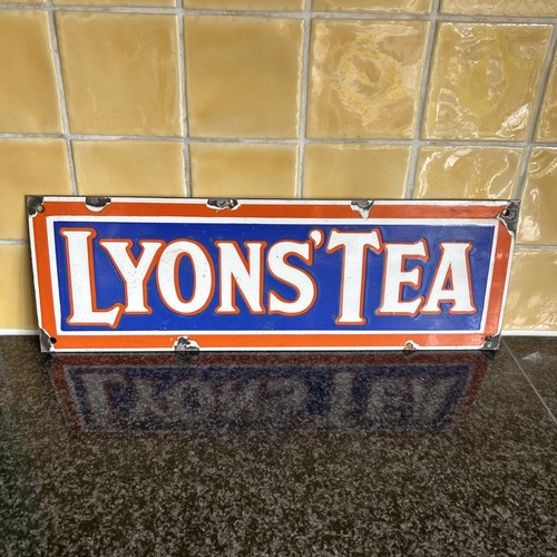 Lyons tea enamel - lyons’,