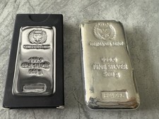 Silver 500g Cast Bar Germania Mint 999.9