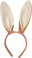 Brown fabric bunny rabbit hare - brown,