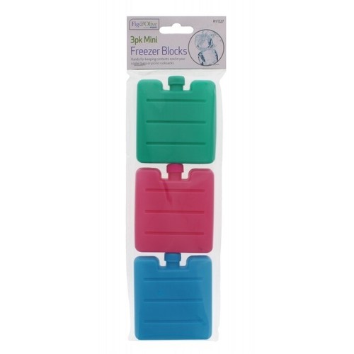Mini freezer ice blocks - freezer, x3