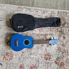Chord Blue Ukulele With Cover