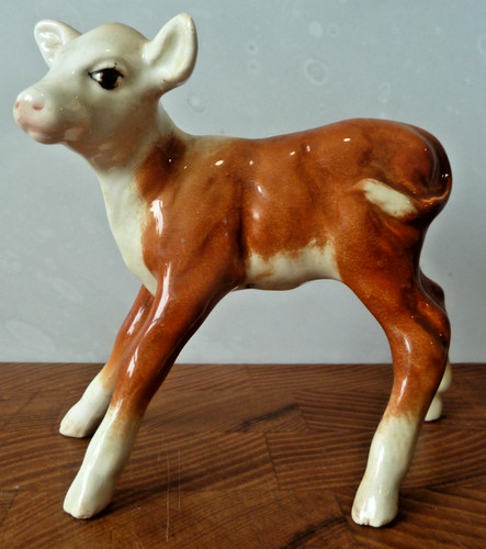 Beswick hereford calf - 3, 3/4