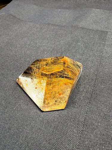 Rare rutilated rutile gold - rare,