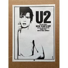 U2 NEW YEAR'S DAY MEMORABILIA