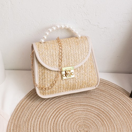 Ladies summer straw bag - summer, rattan